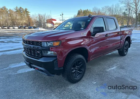 2020 Chevrolet Silverado 1500 4Wd Short Bed Custom Trail Boss z USA, uszkodzony, nr VIN 1GCPYCEF8LZ305543